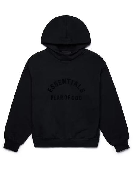 Fear of God Essentials Hoodie Jet Black