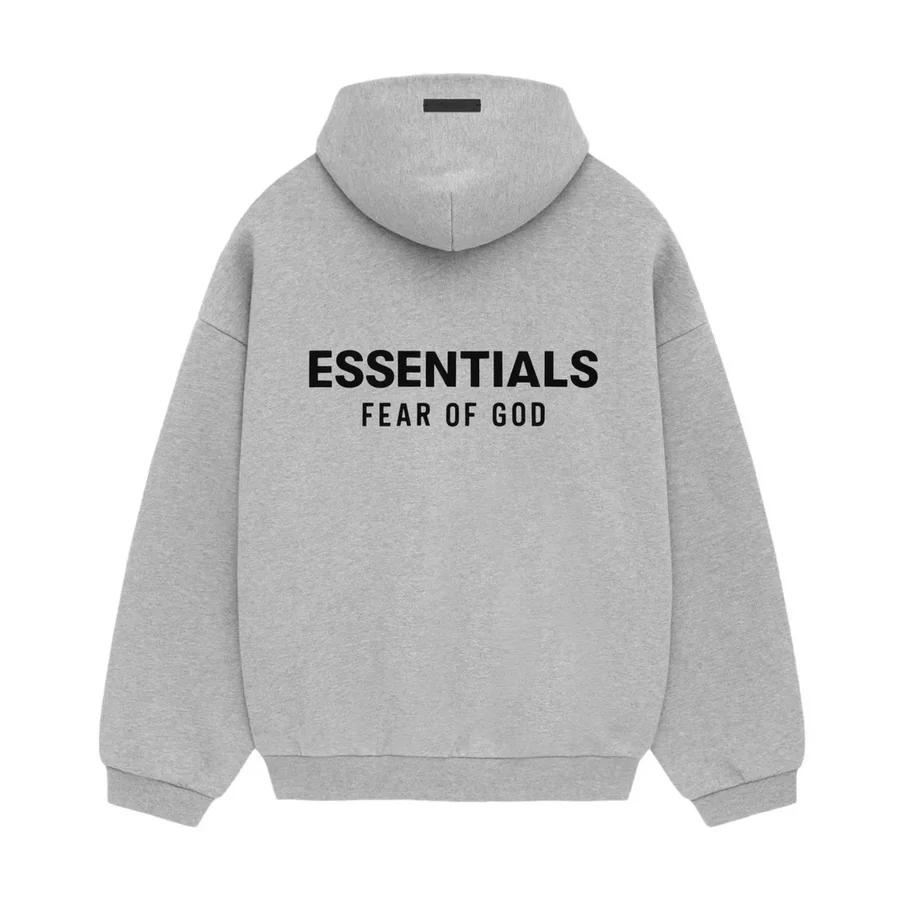 Fear of God Essentials
Fleece Hoodie FW24 (Light
Heather Grey)